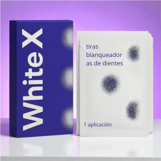White x bandes